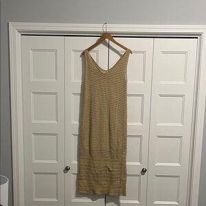 Tommy Bahama Tan Knit Midi Dress